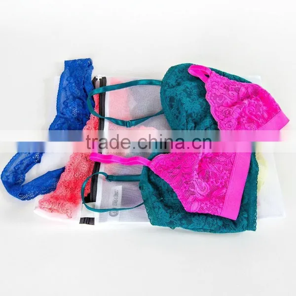 100%Polyester Wash Mesh Promotion Lingerie Laundry Bag Set photo-3