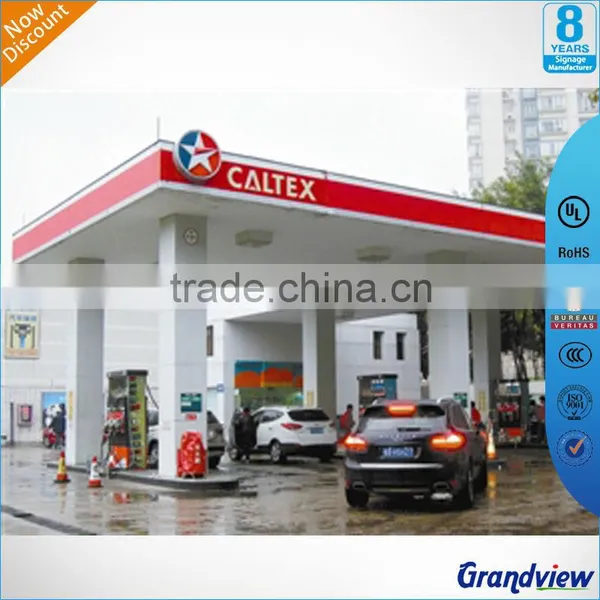 Petrol Station Aluminum Advertising Pylon Sign photo-6