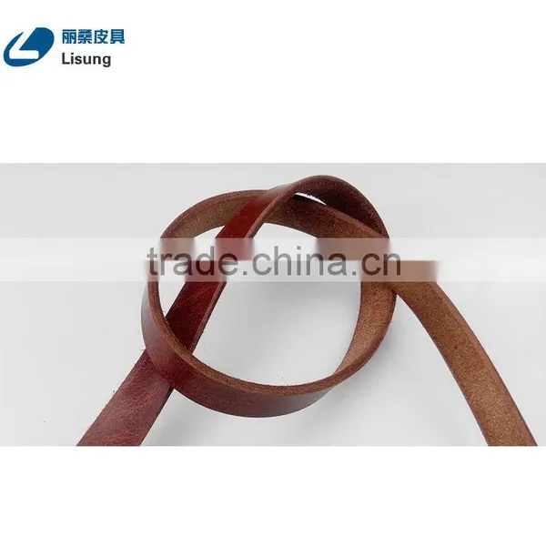 Alloy Hooking No Retractable Pure Cowhide Leather Dog Leash photo-5