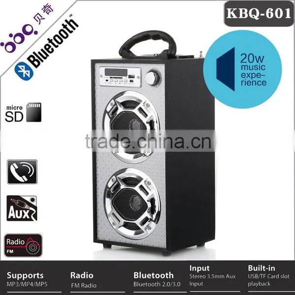 Bluetooth Portable Karaoke Speaker System With USB FM Radio photo-2