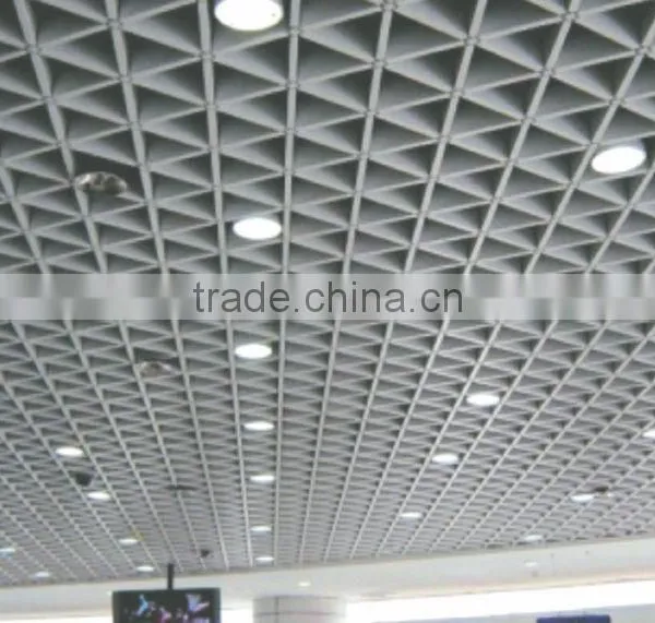 High Strength Suspended Cell Ceiling Aluminum Triangle Open Grid Ceiling photo-3