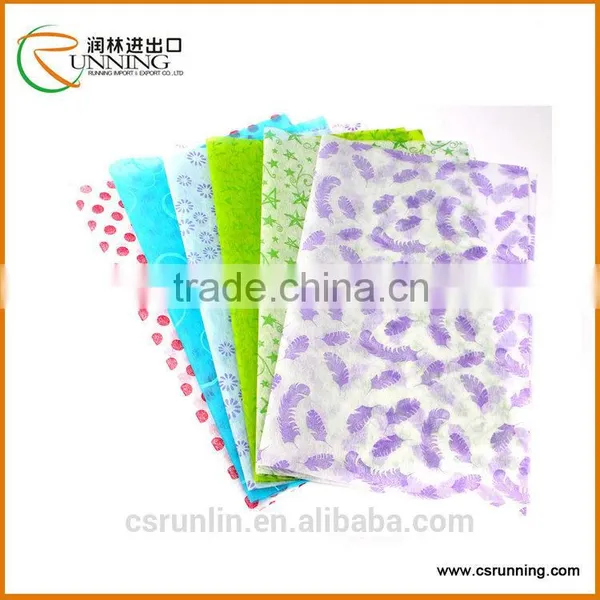 Wholesale Non Woven Wrapping Flesh Flower Paper Fabric photo-2