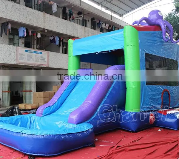 Octopus Inflatable Bouncy Castle With Water Slide photo-3