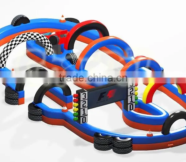 2016 Outdoor Inflatable Giant Speedyway Go Kart Race Track for Sale photo-2