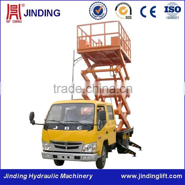 Automobile-mounted Hydraulic Scissor Lifting Platforms With Good Price