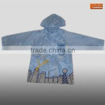 Polyester Fiber Raincoats for Kids