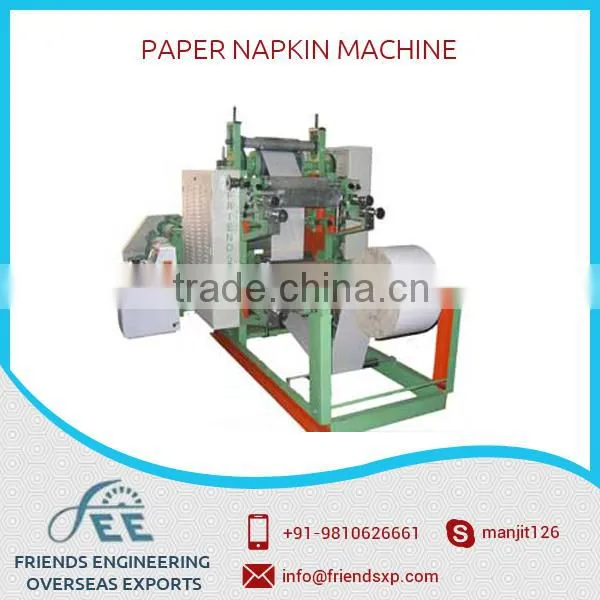High Speed Automatic Paper Napkin Making Machine at Affordable Price
