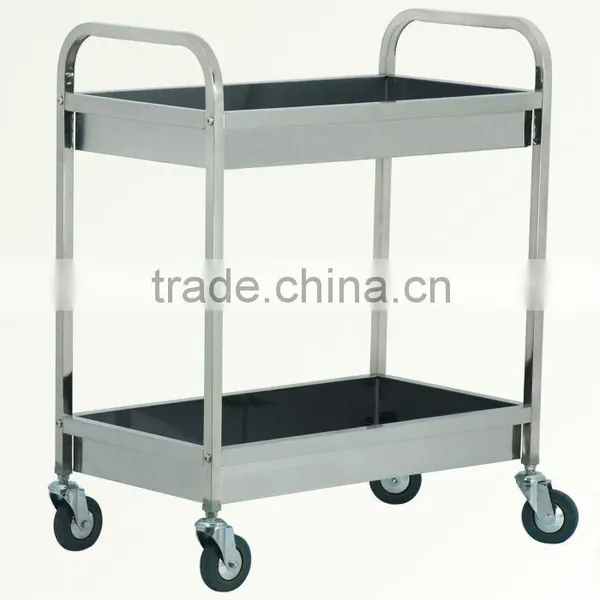Stainless Steel Trolley Dining Car/Dinnerware