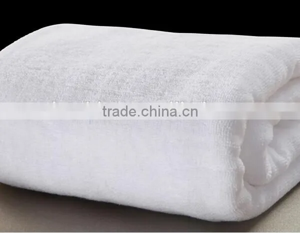 100% Cotton 32s 500gsm Thick White Towels Jacquard Hotel Towel Sets photo-4