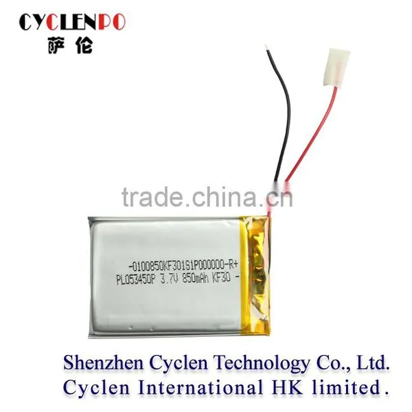 Large Capacity Lithium Polymer Battery 3.7v 420mah for GPS and Digital Cameras Made in China photo-6