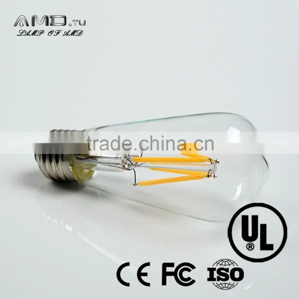 Clear Antique Vintage Retro ST58 E26 E27 B22 Energy Saving Chandelier 3w Edison Led Lights Led Bulb photo-3