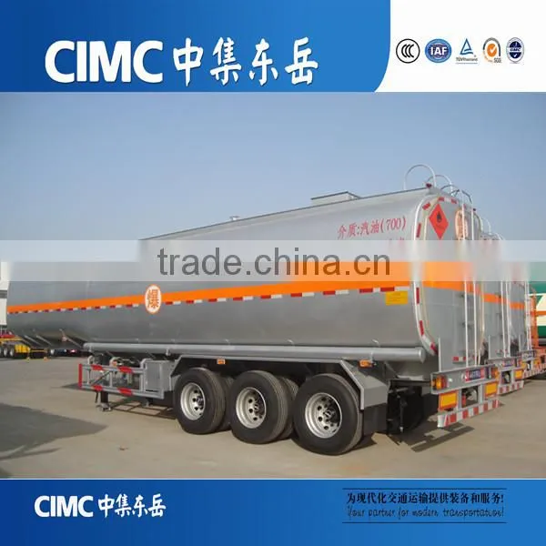 CIMC 3 Axles 50000 m3 Crude Oil/Fuel Tanker Semi Trailer photo-4
