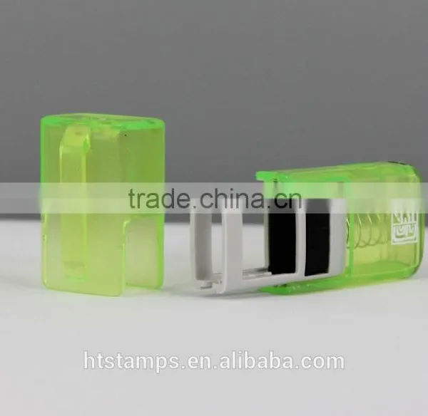 Free Sample Best Seller DongFangTu Transparent Red ABS Pocket Signature Rubber Stamp for Sale Quality Choice photo-3