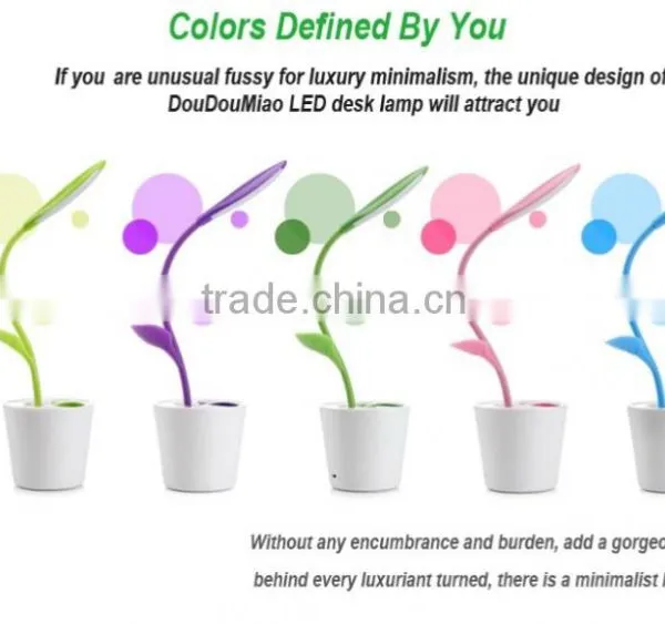 3 Brightness Adjustable Goose Neck LED Pen Holder Table Lamp photo-3