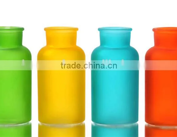 Essential Frosted Color Glass Vase photo-2