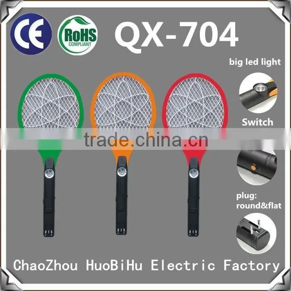 QX706-4 China Very Cheap Hot Sales Rechargeable Electric Mosquito Swatter Circuit Mosquito Killer Bat photo-4