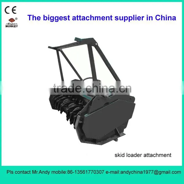 Skid Steer Loader Attachment Forest Mulcher