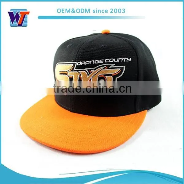 Design Your Own New Product Flat Bill 6 Panel Snapback Hat photo-3