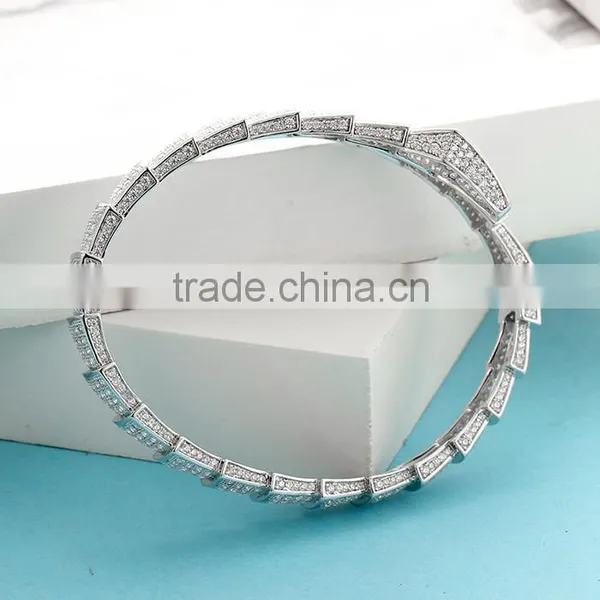 925 Sterling Silver Men's Silver Bracelet Men Bangle SBG629W photo-5