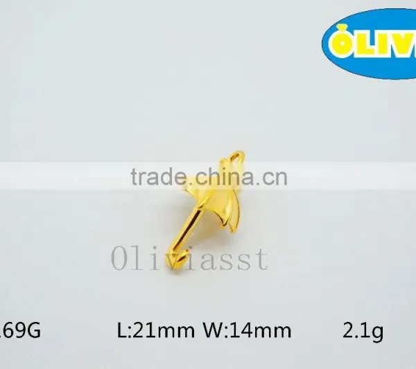 Olivia 2016 New Fashion Modern 316 Stainless Steel Cast Metal Lovely Umbrella Pendant