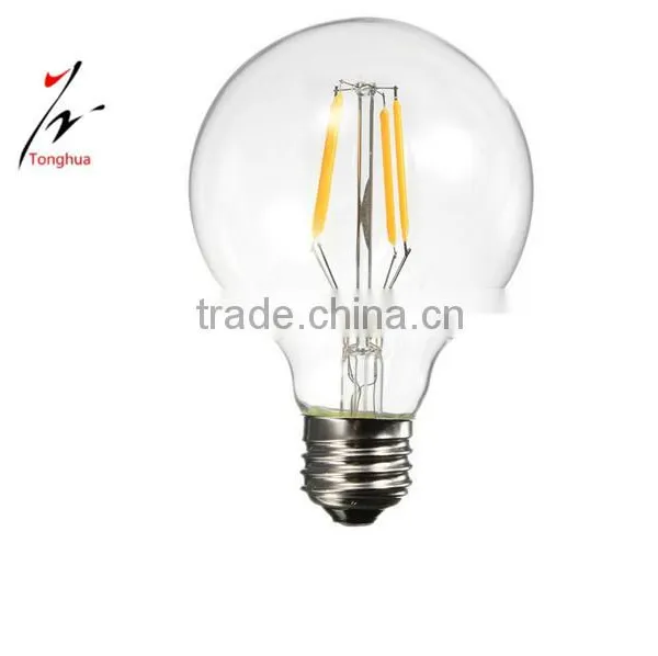 Edison Led Filament Bulb G80 Big Global Light Bulb With E27 Brass photo-2