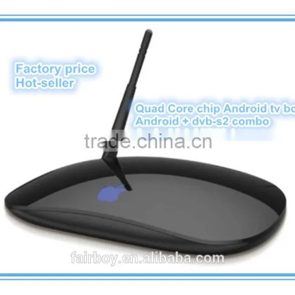 Dual Core Android Dvb-s2,Amlogic S805 With 4.4 KitKat ,Quad Core/Dual Chip Android TV BOX With S2 Receiver photo-2