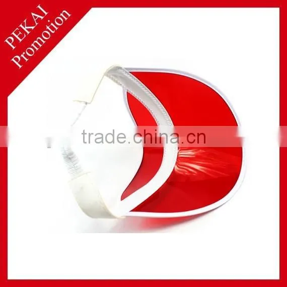 Cheap Plastic Sun Visor Cap Wholesale for Promotion Gift photo-6