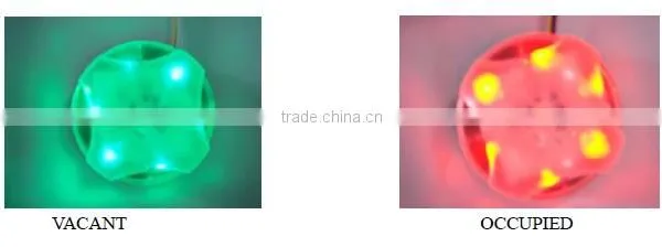 Large Carport Parking Occupancy Sensors Ultrasonic Sensor Parking Guiding System for Community Parking photo-6