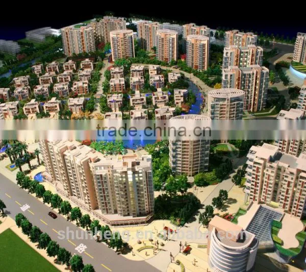 New Product Plastic Miniature Architectural Model photo-4