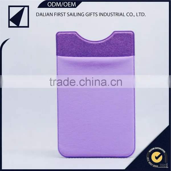 Back to Phone 3M Sticker Silicone Name Card Holder photo-5