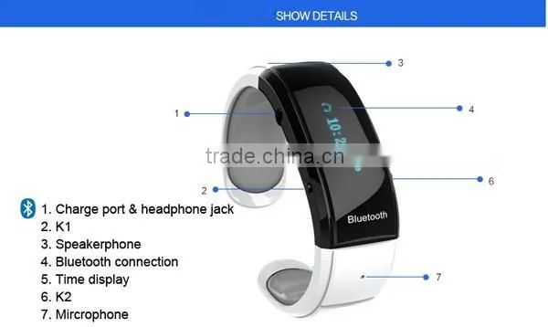 Led Smart Bluetooth Vibrating Bracelet_Linna photo-3