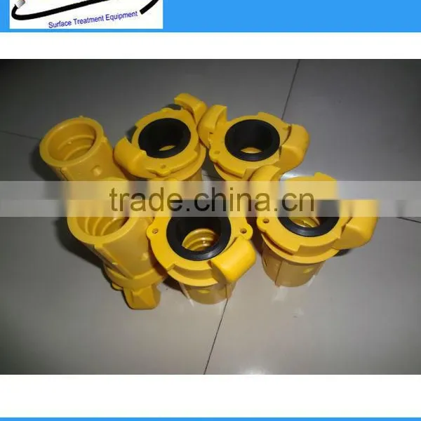 Sandblast coupling for connect hose