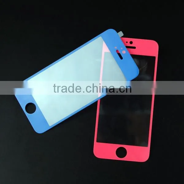 Good and Beautiful Colorful Mobile Phone Screen Film for Iphone 5 Tempered Glass Screen Protector photo-4