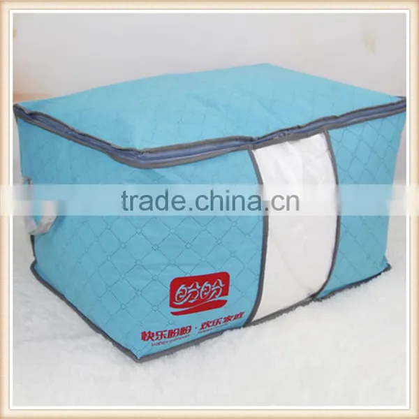 Logo Customized Bamboo Charcoal Non Woven Quilt Storage Bag photo-2