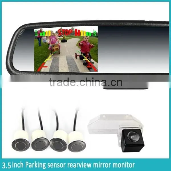 Ak2-035lap Car Rearview Mirror Monitor Germid With Compass&Temp,bluetooth,radar Ddetector,automatically Reverse Diaplay photo-3
