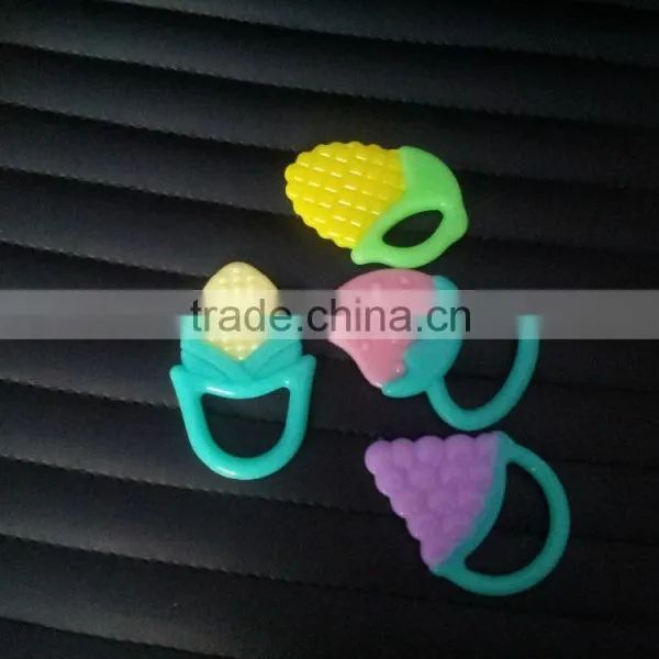 Food Grade!! Fruit Design Baby Teether Silicone Teether
