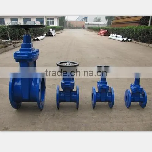 Trade Assurance Cast Iron,ductile Iron Material Flange Type Gate Valve PN16 photo-2
