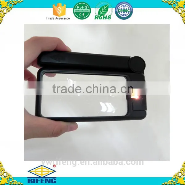 Hot Sale 3X Foldable Desktop Handheld Reading Magnifier With 2 LED Magnifying Glass photo-4