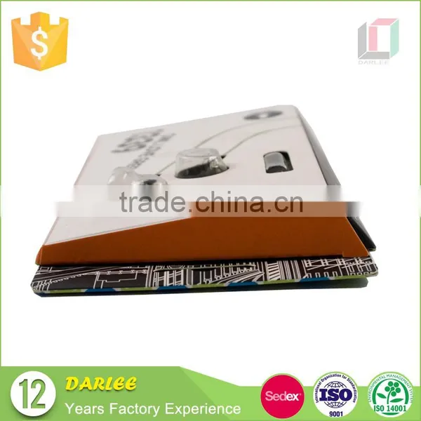 GuangDong Manufacture Unique Design Custom Logo Recyclable Headphone Earphone Paper Packing Boxes photo-2