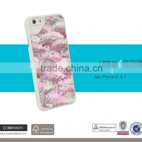 2016 Luxury Mobile Phone Cover Case for Iphone 6 6plus Real Seashell photo-2