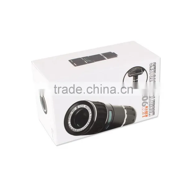 Factory Price 12X Zoom Camera Lens With Back Case And Tripod For IPhone 7-- Manual Focus Adjustment Telephoto Lens photo-6
