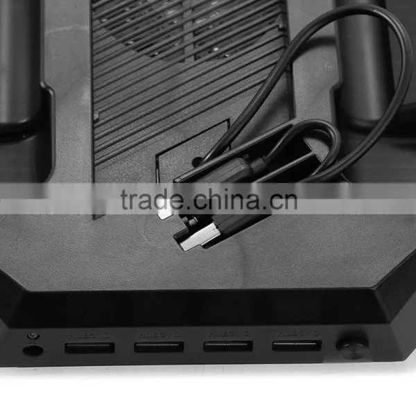 Multi-functional Charging Stand W/ Built-in Cooling Fans & Quad USB Ports For PS4 Console And Controllers photo-3