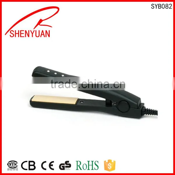 Hot Mini Portable Professional Hair Straightener Salon Beauty Hair Tools Ceramic Plate Pro Flat Iron LED OEM photo-2