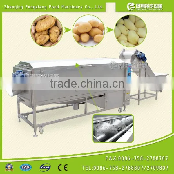 Commercial Vegetable Washer Carrot Peeler Potato Washing and Peeling Machine photo-2