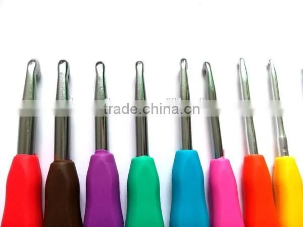 Custom TPR Crochet Hooks Set Aluminum Crochet Hook photo-6