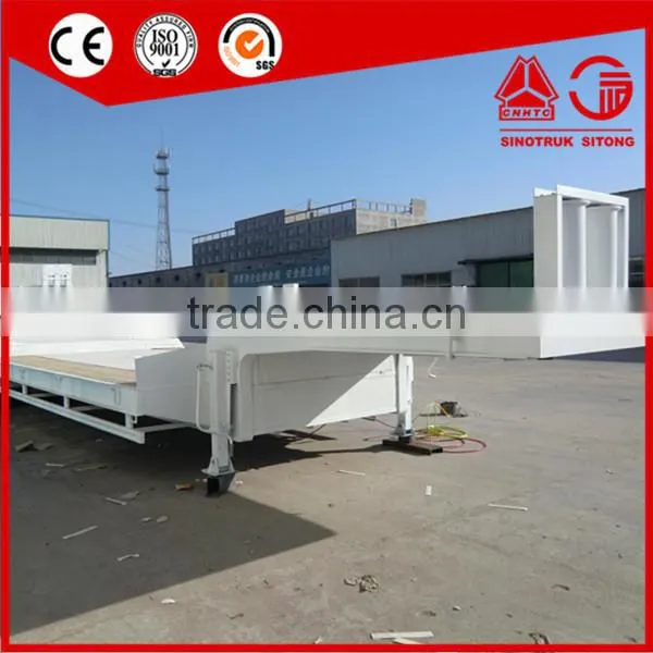 for Big Machine Semi Truck Trailer Hot Wheels Truck and Trailer 3 Axle Extentable Low Bed Trailer photo-3