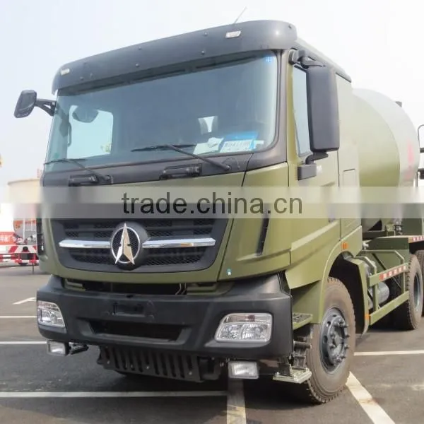 336hp 6*4 North Benz Cement Mixer Truck 10m3 photo-3
