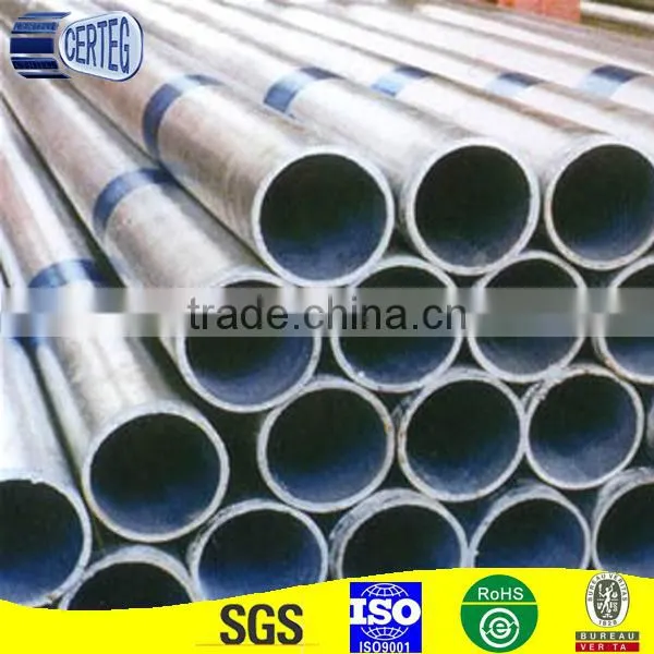 Galvanized Round Mild Steel Pipe High Quality photo-2
