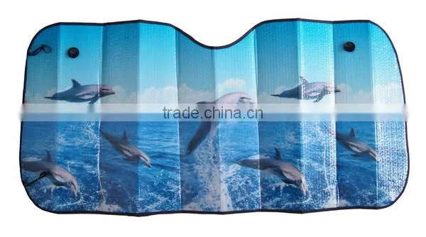 Aluminium Dolphin Car Sun Shade photo-3