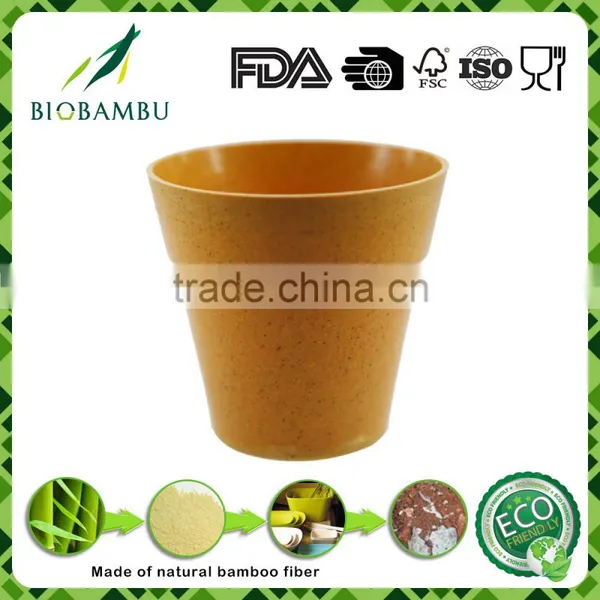 Pro-environment Selling Well Good Quality Bamboo Fiber Flower Pot photo-5